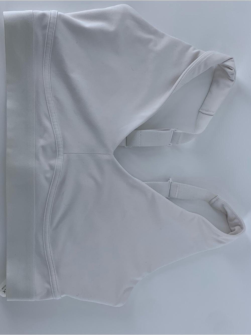 Fabletics White Light-Support Padded Sports Bra with Adjustable Straps